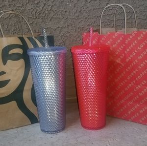 Starbucks Holiday Studded cups x2